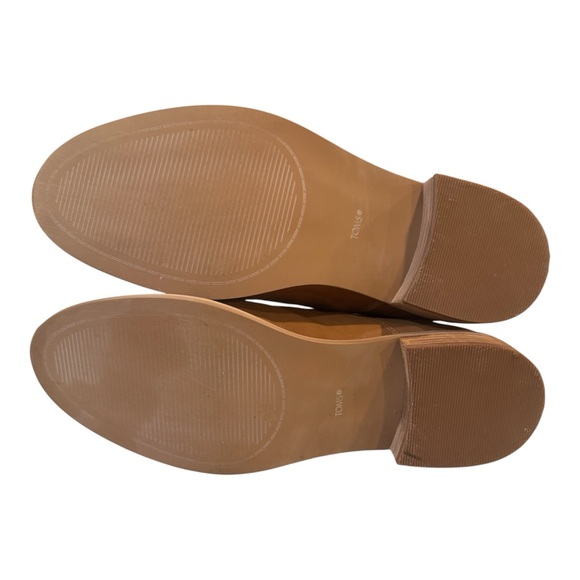 TOMS Charlie Chelsea Boot Size 10 Brown Sugar Leather Like New - Picture 8 of 11